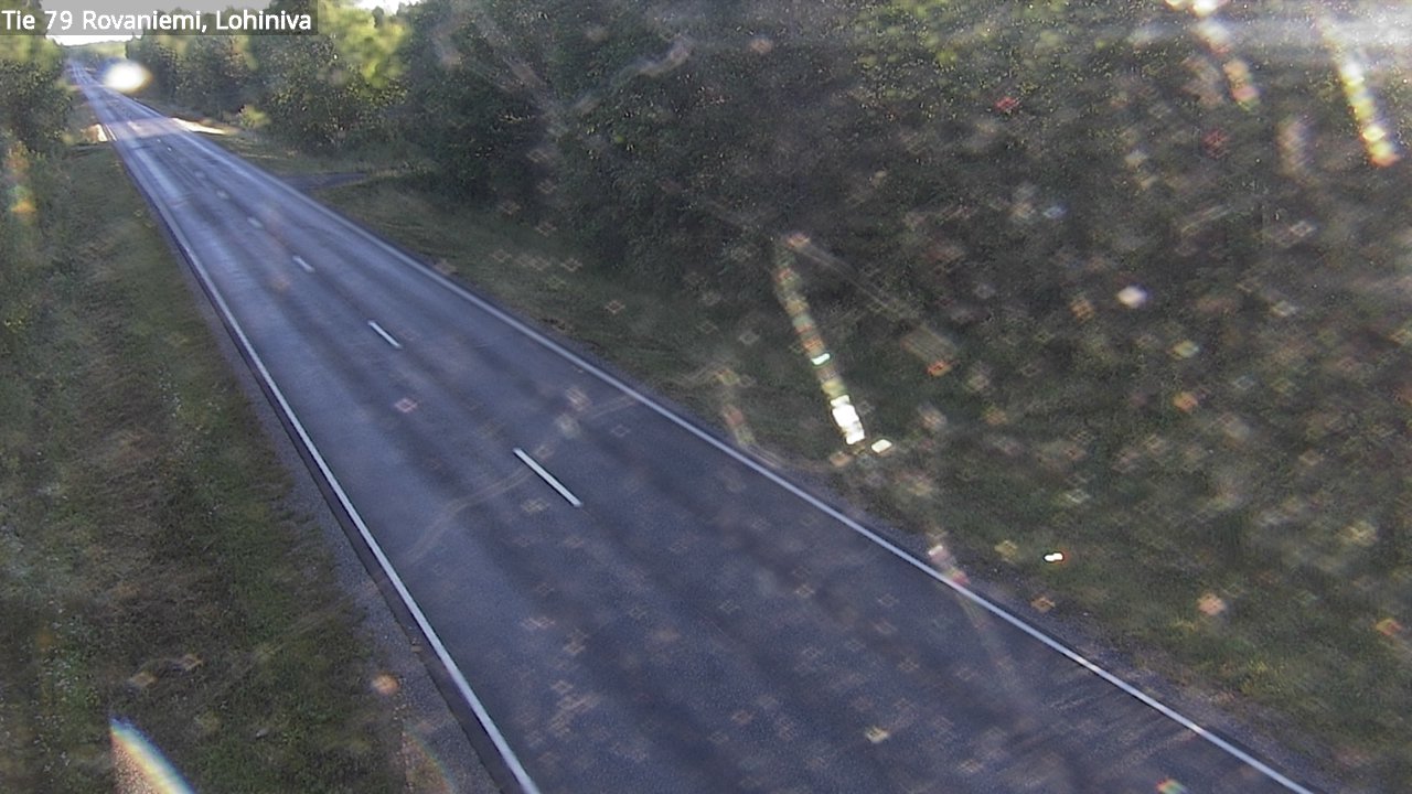 Weather Camera Image Väg 79 Rovaniemi Lohiniva, Rovaniemi, Lappi