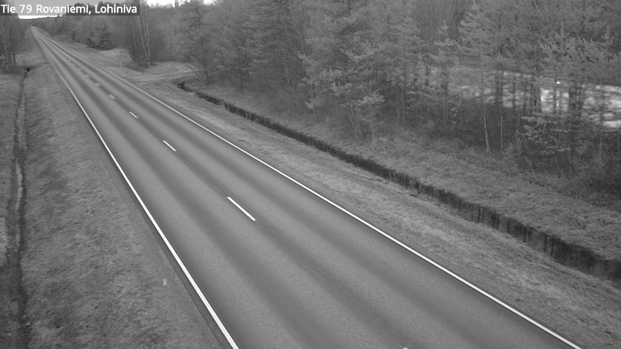 Weather Camera Image Road 79 Rovaniemi Lohiniva, Rovaniemi, Lappi