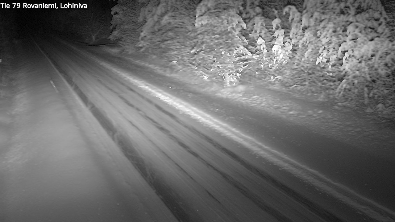 Weather Camera Image Road 79 Rovaniemi Lohiniva, Rovaniemi, Lappi