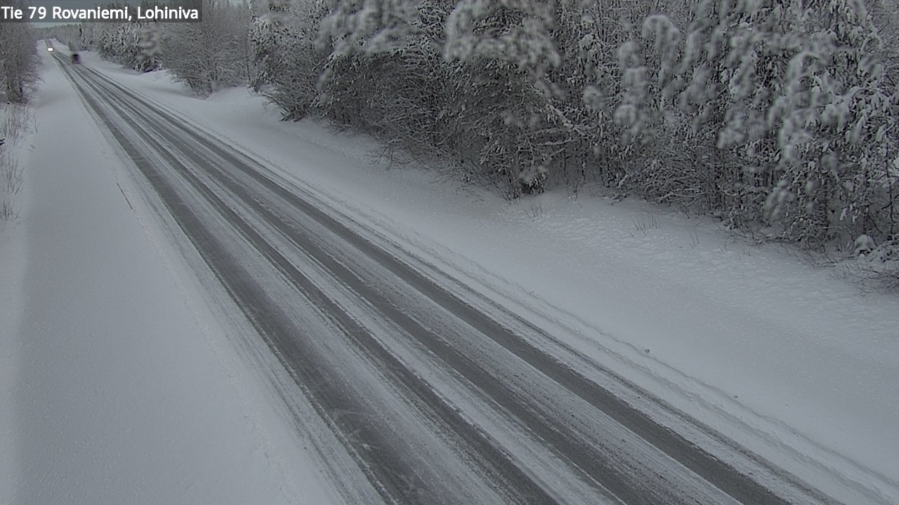 Weather Camera Image Road 79 Rovaniemi Lohiniva, Rovaniemi, Lappi