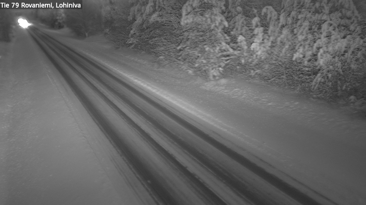 Weather Camera Image Road 79 Rovaniemi Lohiniva, Rovaniemi, Lappi