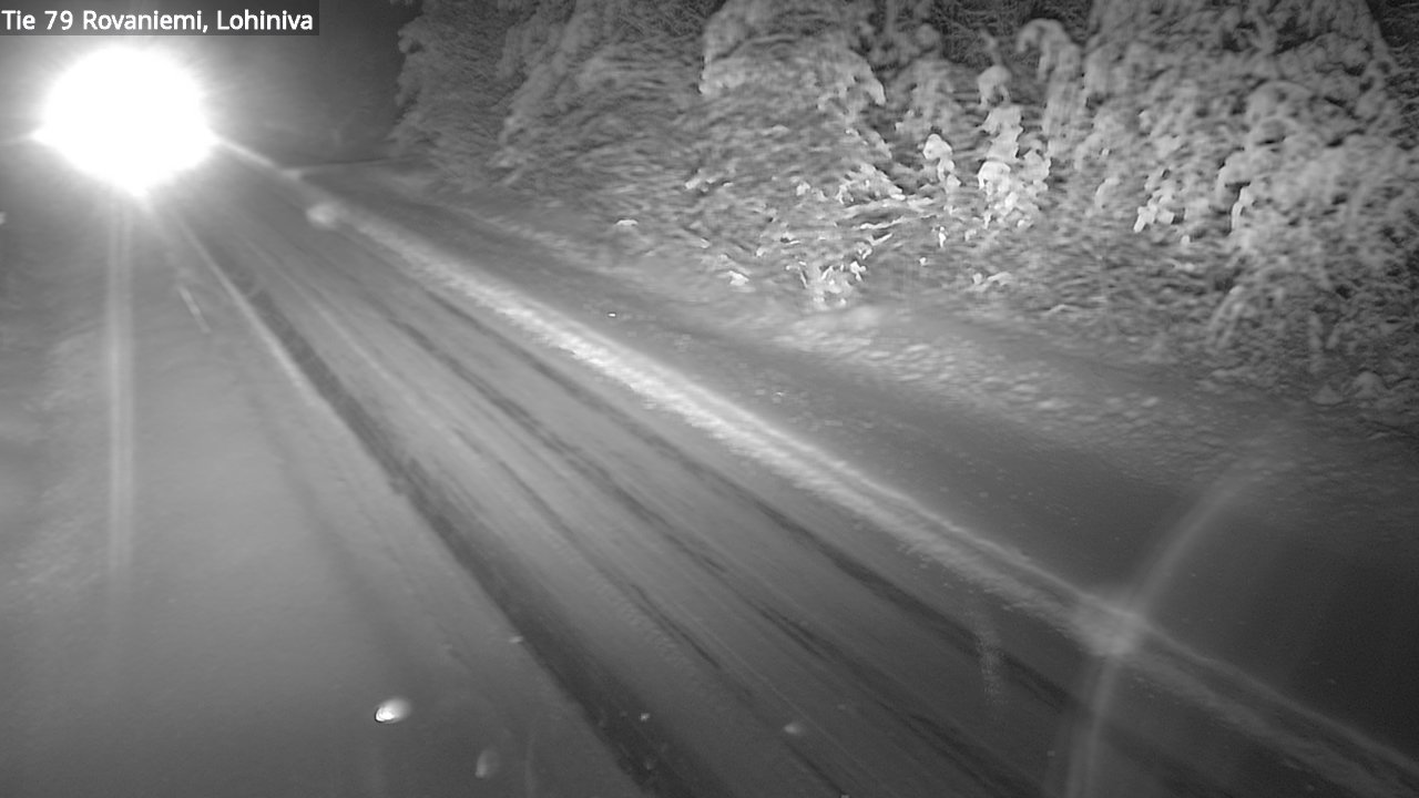 Weather Camera Image Road 79 Rovaniemi Lohiniva, Rovaniemi, Lappi