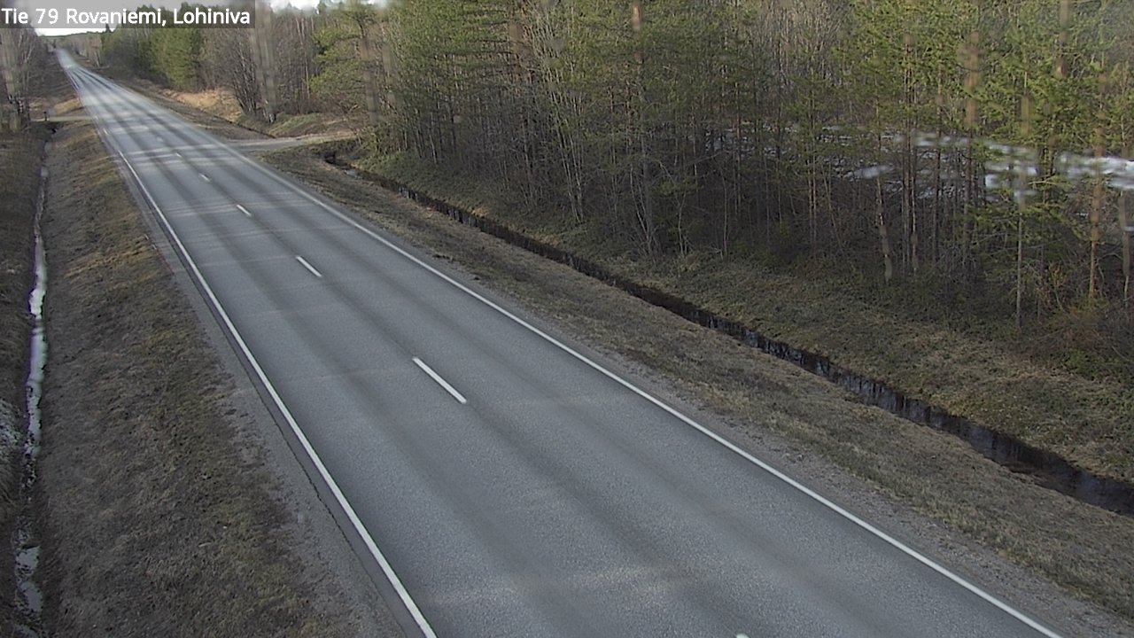 Weather Camera Image Road 79 Rovaniemi Lohiniva, Rovaniemi, Lappi