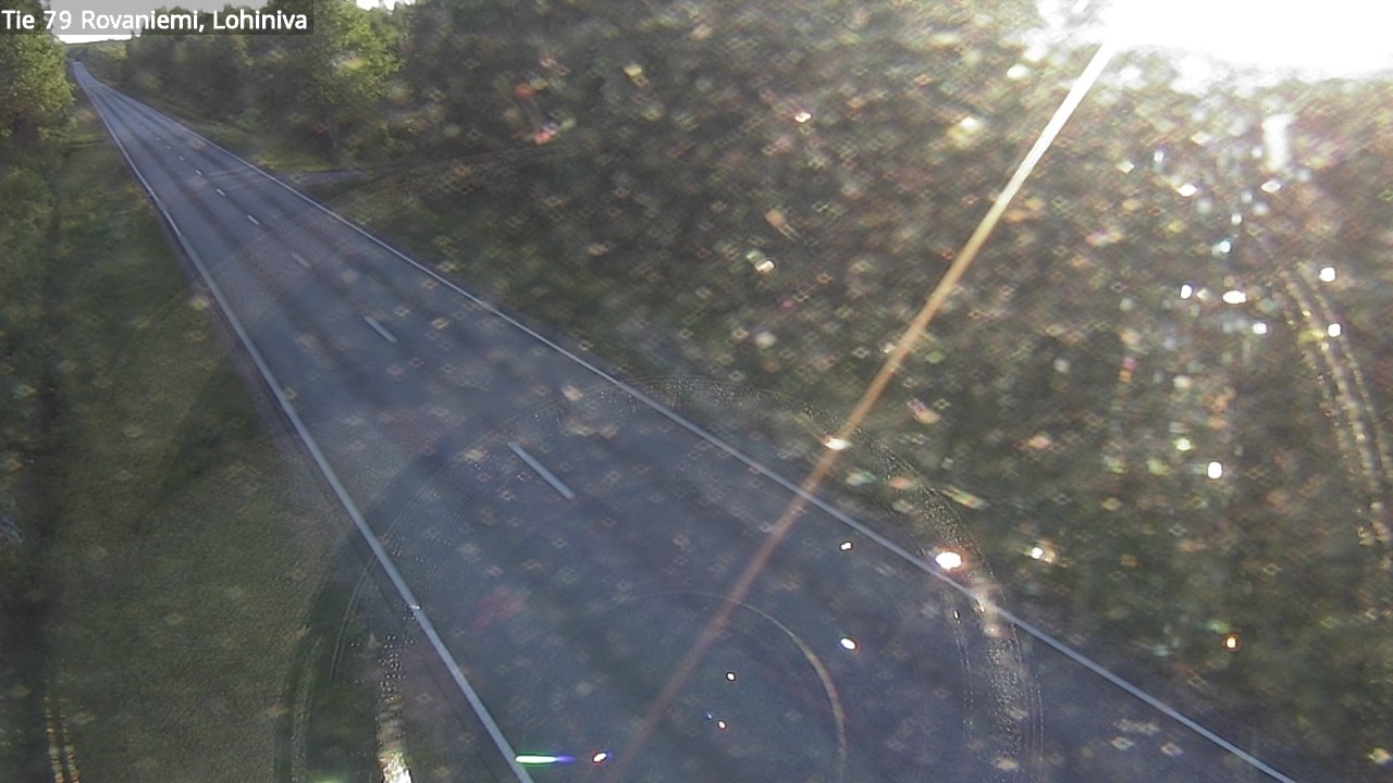 Weather Camera Image Väg 79 Rovaniemi Lohiniva, Rovaniemi, Lappi