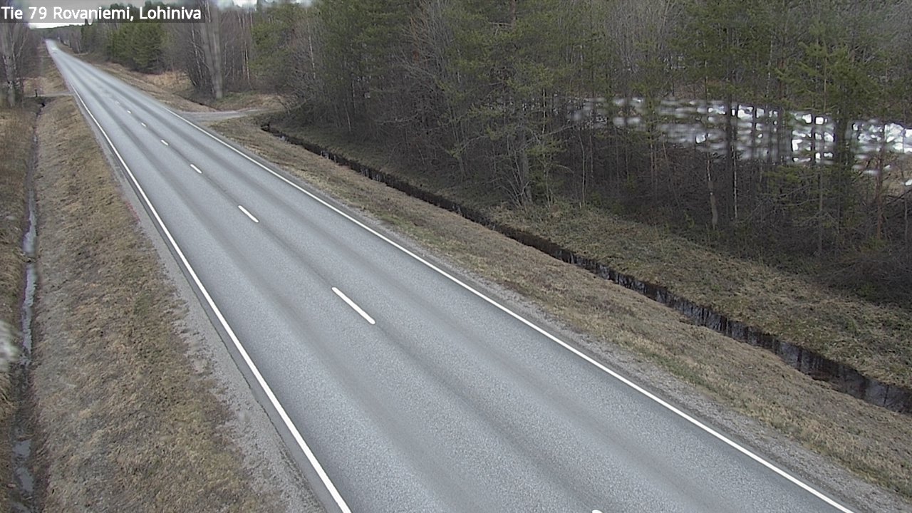 Weather Camera Image Road 79 Rovaniemi Lohiniva, Rovaniemi, Lappi