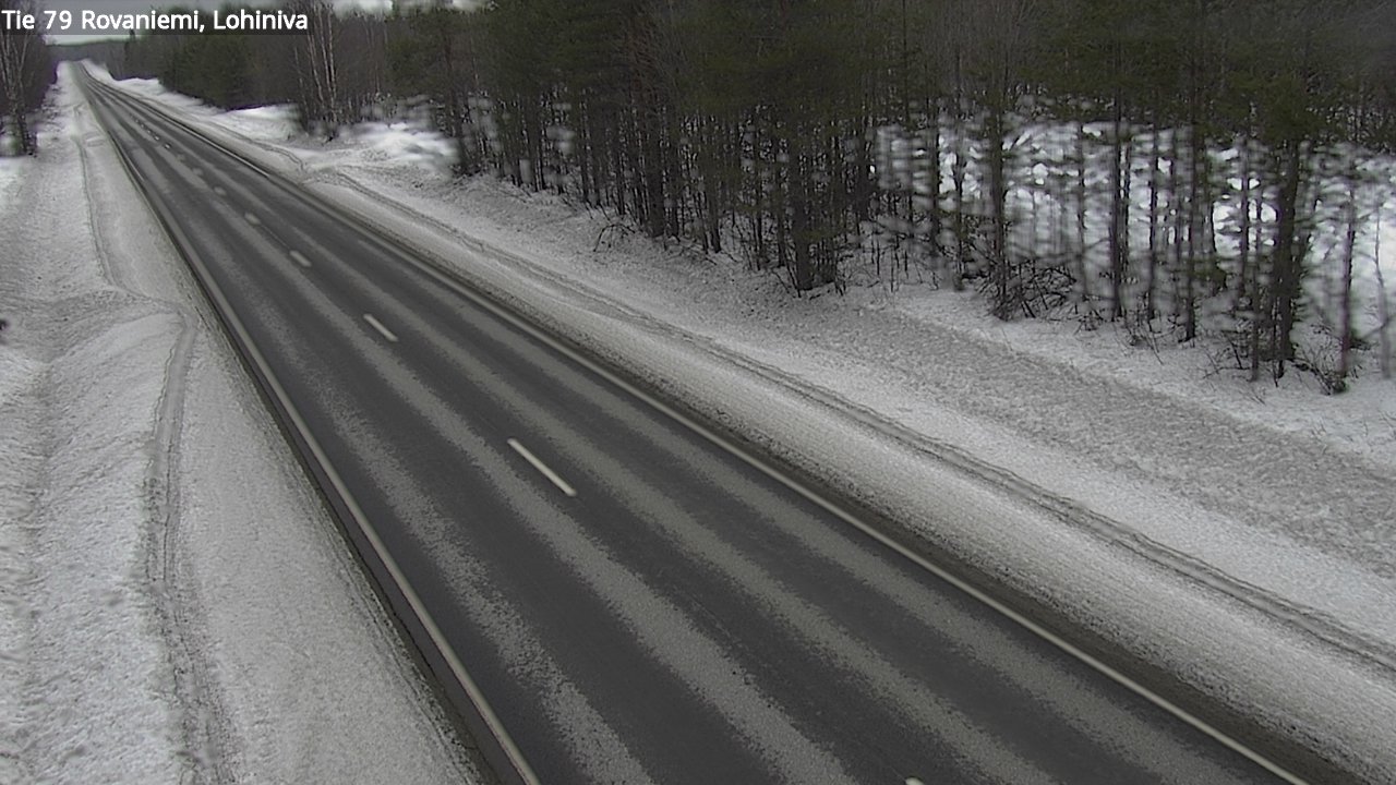 Weather Camera Image Road 79 Rovaniemi Lohiniva, Rovaniemi, Lappi
