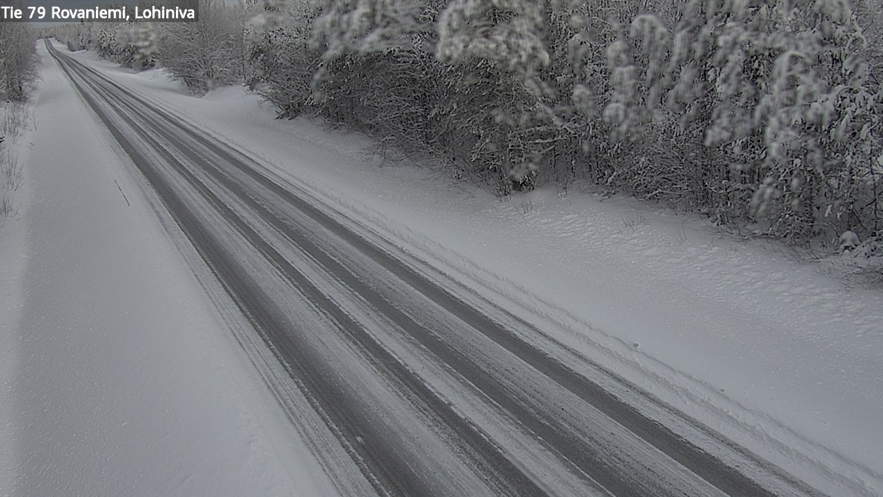 Weather Camera Image Road 79 Rovaniemi Lohiniva, Rovaniemi, Lappi