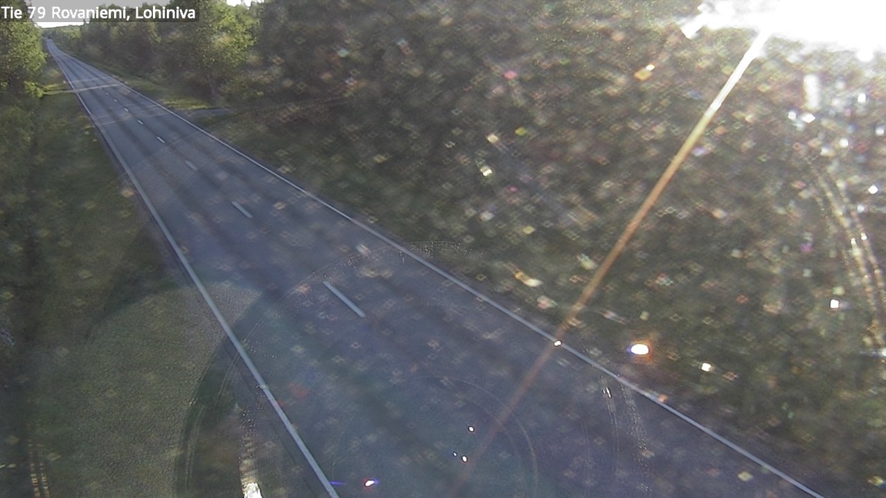 Weather Camera Image Väg 79 Rovaniemi Lohiniva, Rovaniemi, Lappi
