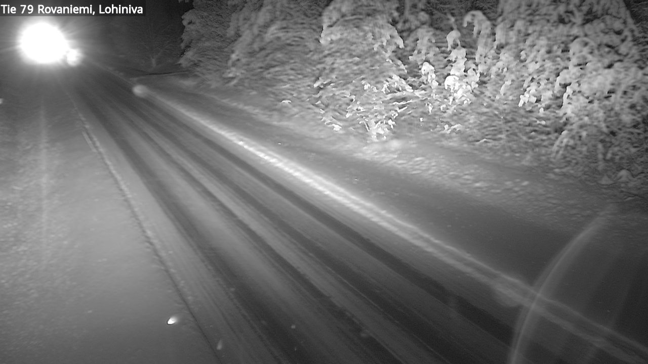 Weather Camera Image Road 79 Rovaniemi Lohiniva, Rovaniemi, Lappi