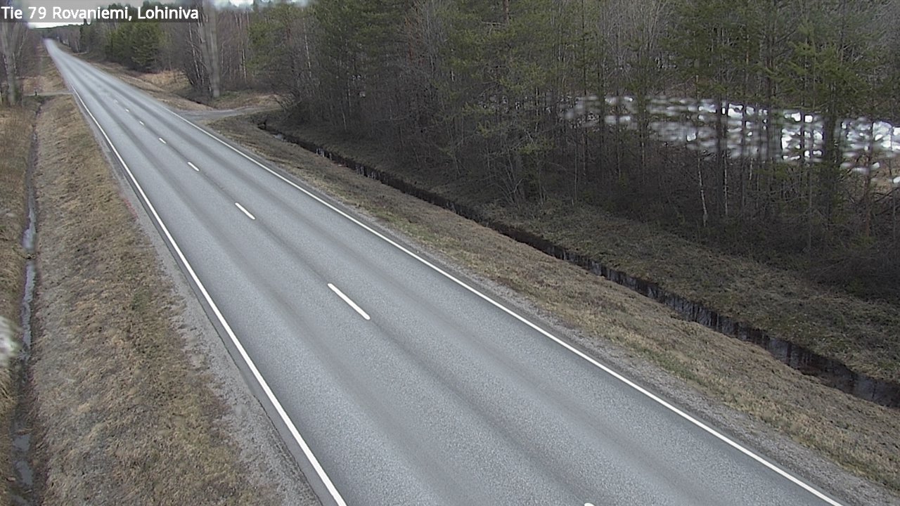 Weather Camera Image Road 79 Rovaniemi Lohiniva, Rovaniemi, Lappi