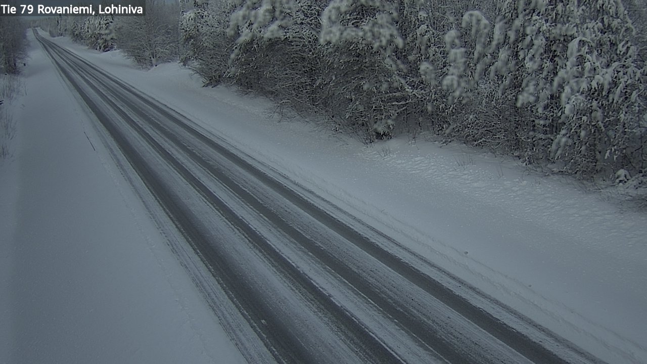 Weather Camera Image Road 79 Rovaniemi Lohiniva, Rovaniemi, Lappi
