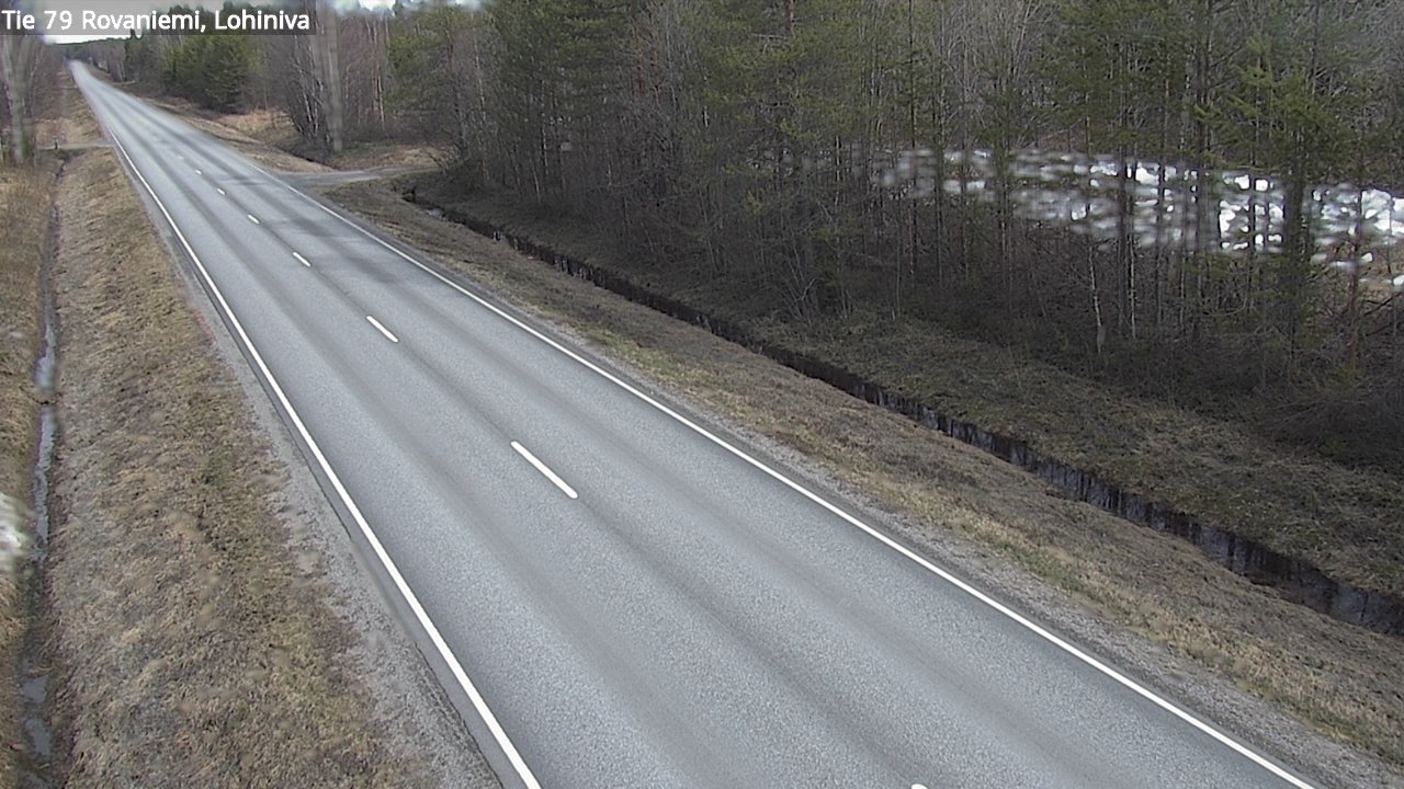 Weather Camera Image Road 79 Rovaniemi Lohiniva, Rovaniemi, Lappi