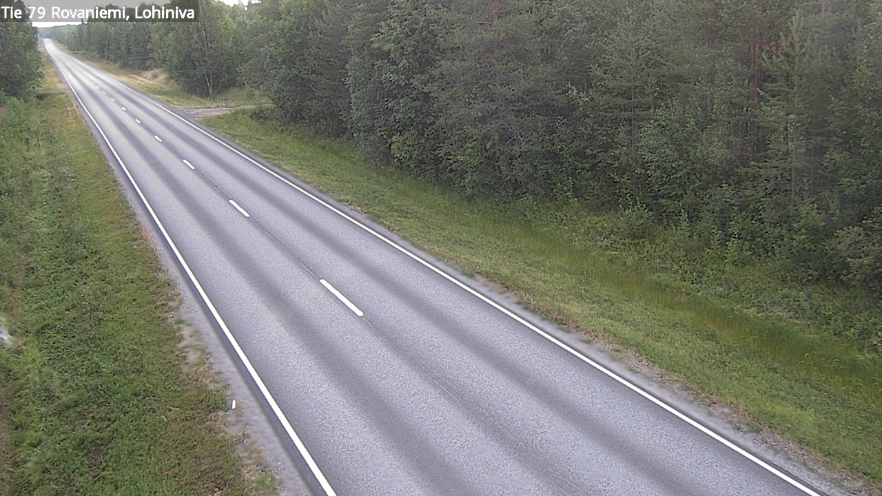 Weather Camera Image Road 79 Rovaniemi Lohiniva, Rovaniemi, Lappi