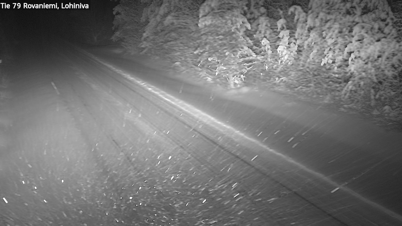Weather Camera Image Road 79 Rovaniemi Lohiniva, Rovaniemi, Lappi