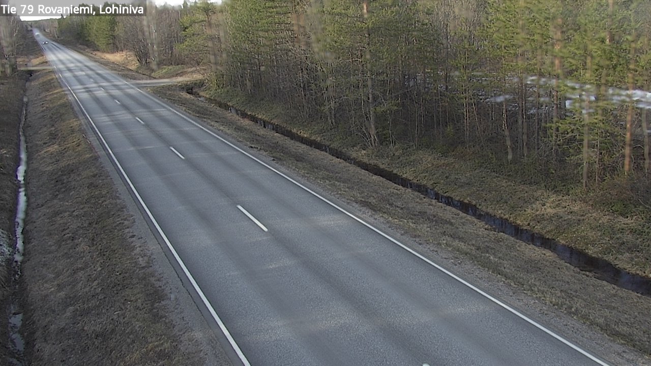 Weather Camera Image Road 79 Rovaniemi Lohiniva, Rovaniemi, Lappi