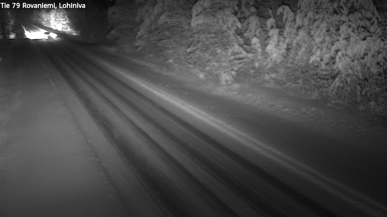 Weather Camera Image Road 79 Rovaniemi Lohiniva, Rovaniemi, Lappi