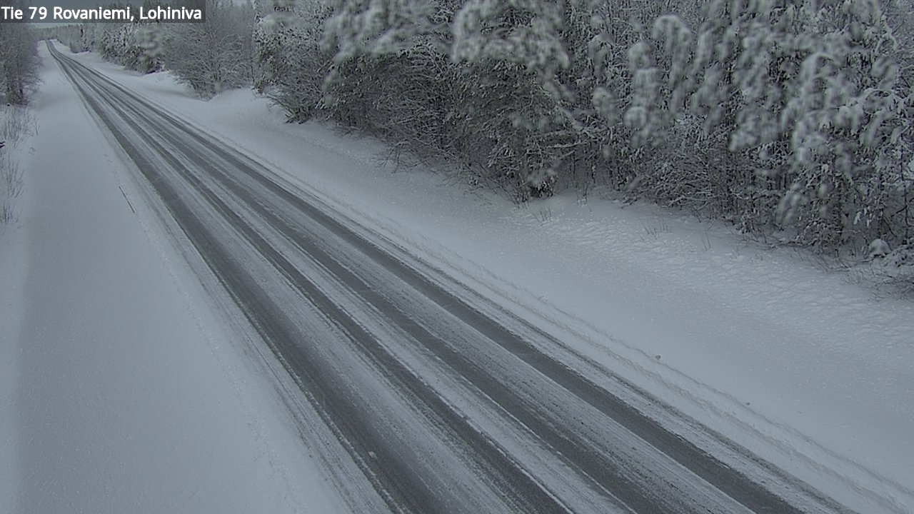 Weather Camera Image Road 79 Rovaniemi Lohiniva, Rovaniemi, Lappi