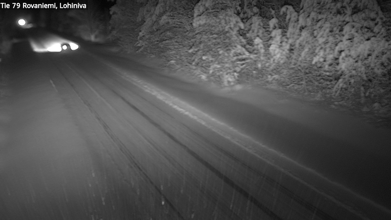 Weather Camera Image Road 79 Rovaniemi Lohiniva, Rovaniemi, Lappi