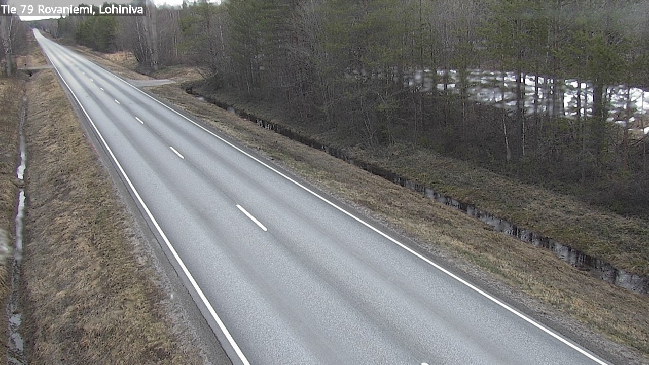 Weather Camera Image Road 79 Rovaniemi Lohiniva, Rovaniemi, Lappi