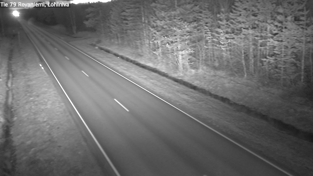 Weather Camera Image Road 79 Rovaniemi Lohiniva, Rovaniemi, Lappi
