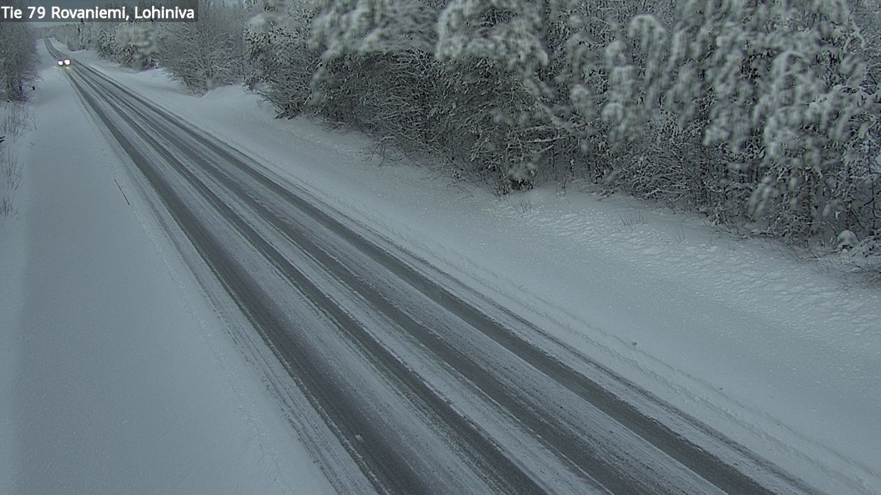 Weather Camera Image Road 79 Rovaniemi Lohiniva, Rovaniemi, Lappi