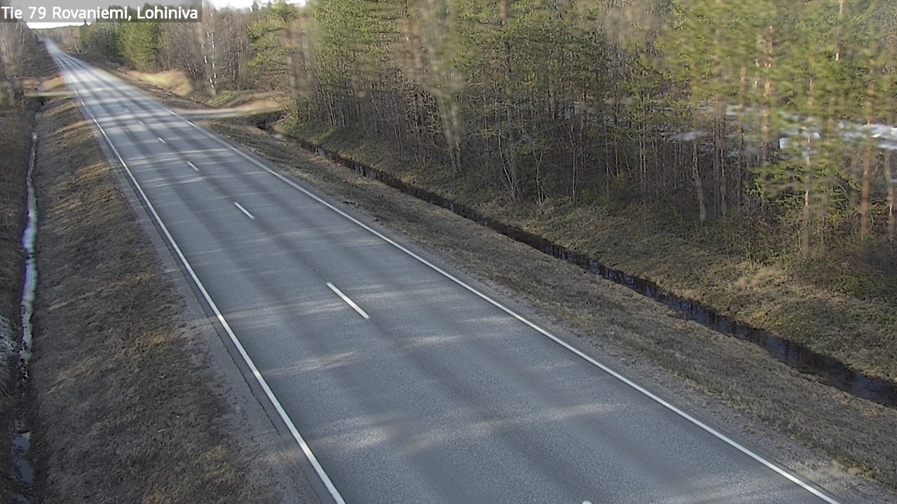 Weather Camera Image Road 79 Rovaniemi Lohiniva, Rovaniemi, Lappi