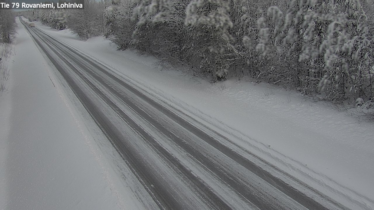 Weather Camera Image Road 79 Rovaniemi Lohiniva, Rovaniemi, Lappi