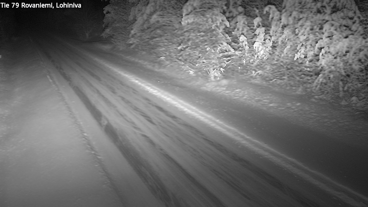 Weather Camera Image Road 79 Rovaniemi Lohiniva, Rovaniemi, Lappi
