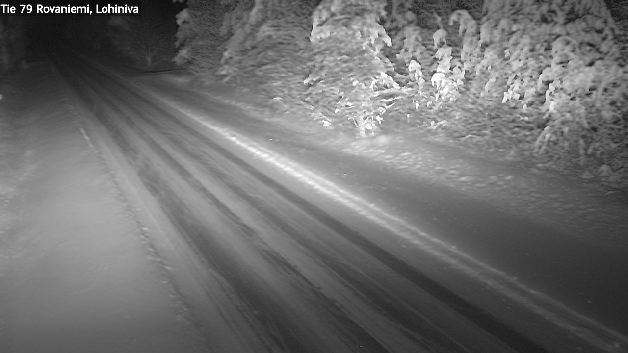 Weather Camera Image Road 79 Rovaniemi Lohiniva, Rovaniemi, Lappi