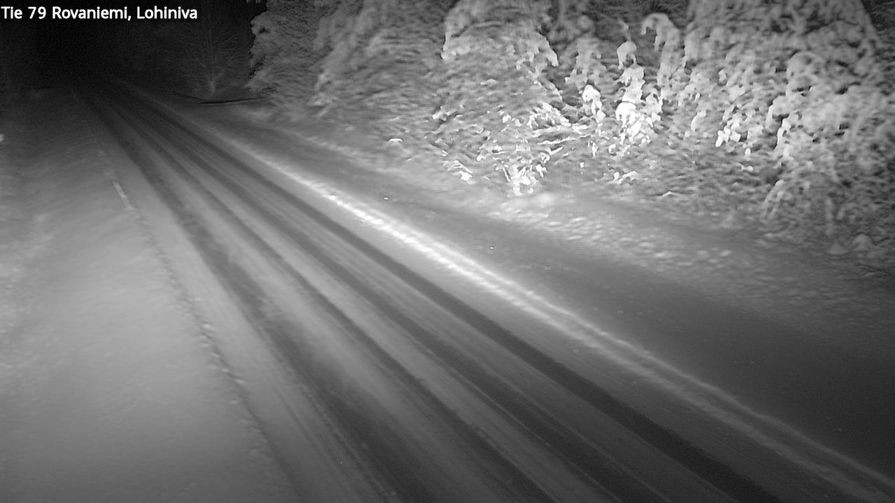 Weather Camera Image Road 79 Rovaniemi Lohiniva, Rovaniemi, Lappi