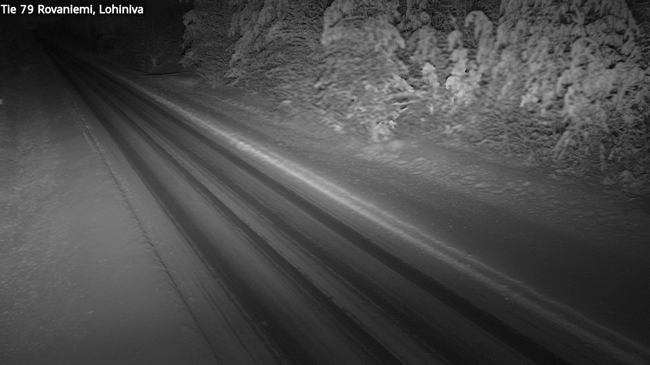 Weather Camera Image Road 79 Rovaniemi Lohiniva, Rovaniemi, Lappi