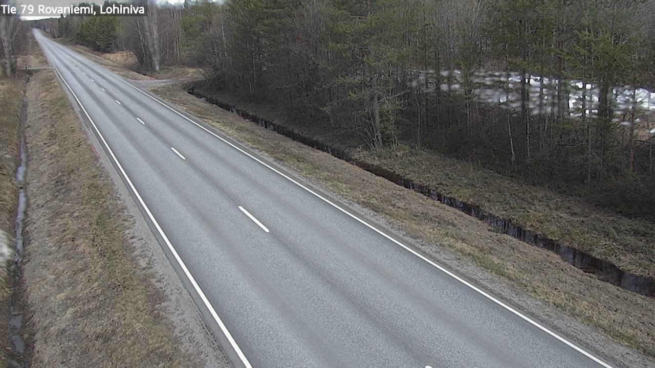 Weather Camera Image Road 79 Rovaniemi Lohiniva, Rovaniemi, Lappi