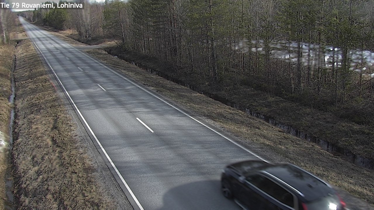 Weather Camera Image Road 79 Rovaniemi Lohiniva, Rovaniemi, Lappi