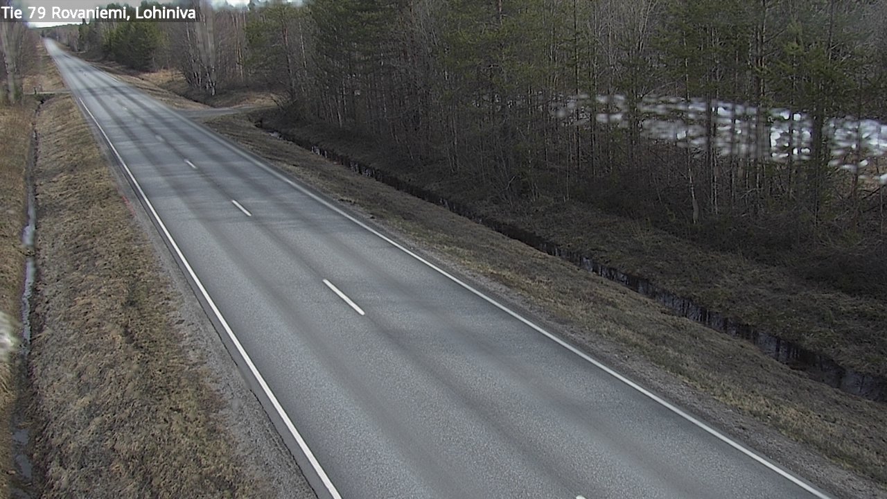 Weather Camera Image Road 79 Rovaniemi Lohiniva, Rovaniemi, Lappi