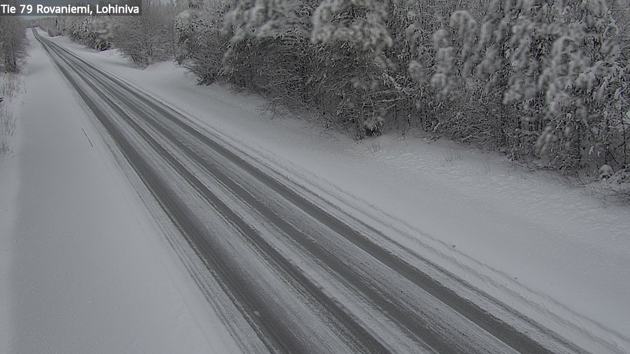 Weather Camera Image Road 79 Rovaniemi Lohiniva, Rovaniemi, Lappi