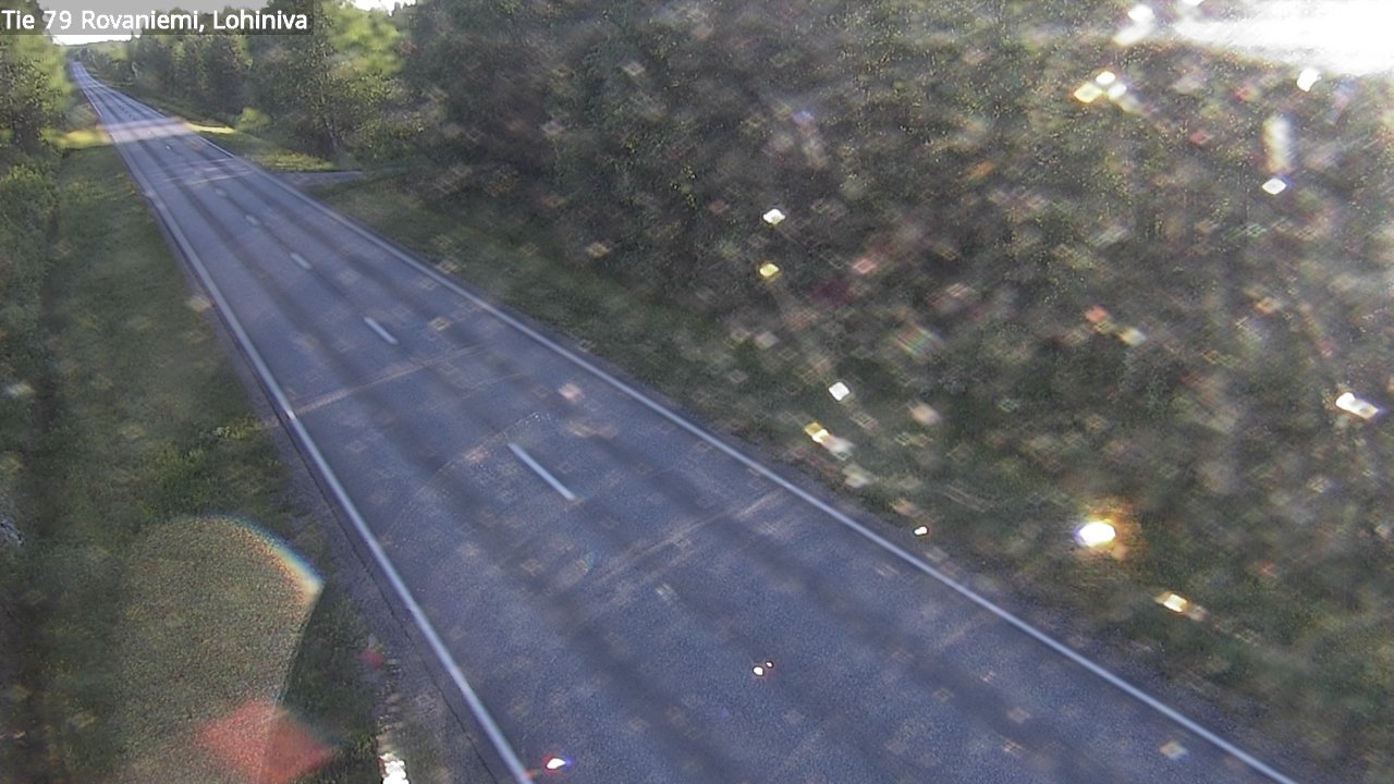 Weather Camera Image Väg 79 Rovaniemi Lohiniva, Rovaniemi, Lappi