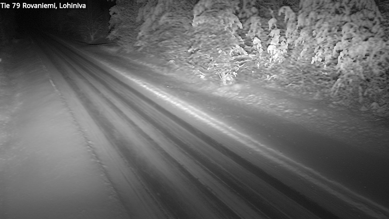 Weather Camera Image Road 79 Rovaniemi Lohiniva, Rovaniemi, Lappi