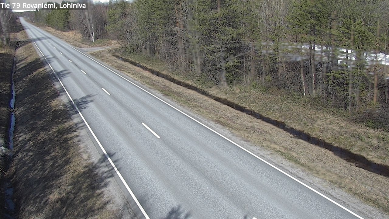 Weather Camera Image Road 79 Rovaniemi Lohiniva, Rovaniemi, Lappi