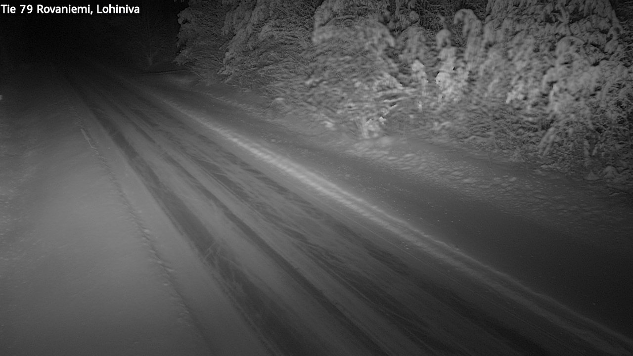 Weather Camera Image Road 79 Rovaniemi Lohiniva, Rovaniemi, Lappi