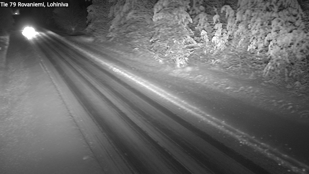 Weather Camera Image Road 79 Rovaniemi Lohiniva, Rovaniemi, Lappi