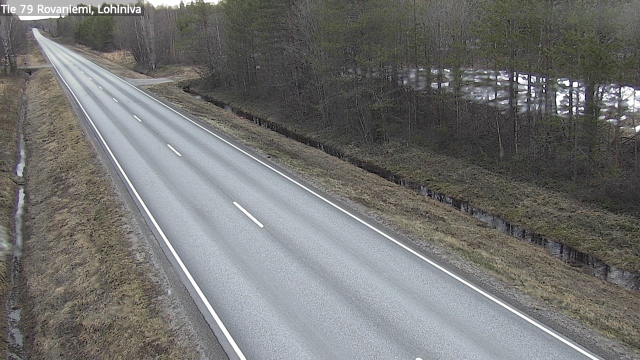 Weather Camera Image Road 79 Rovaniemi Lohiniva, Rovaniemi, Lappi