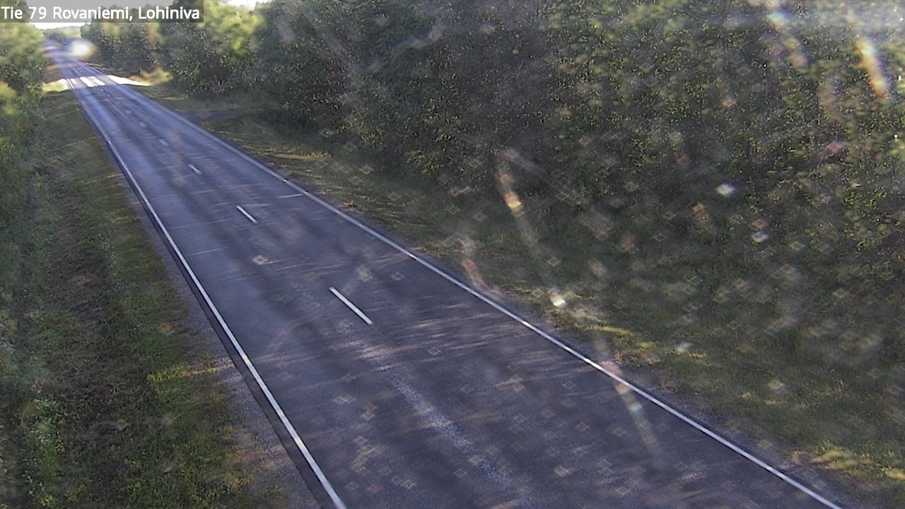 Weather Camera Image Väg 79 Rovaniemi Lohiniva, Rovaniemi, Lappi