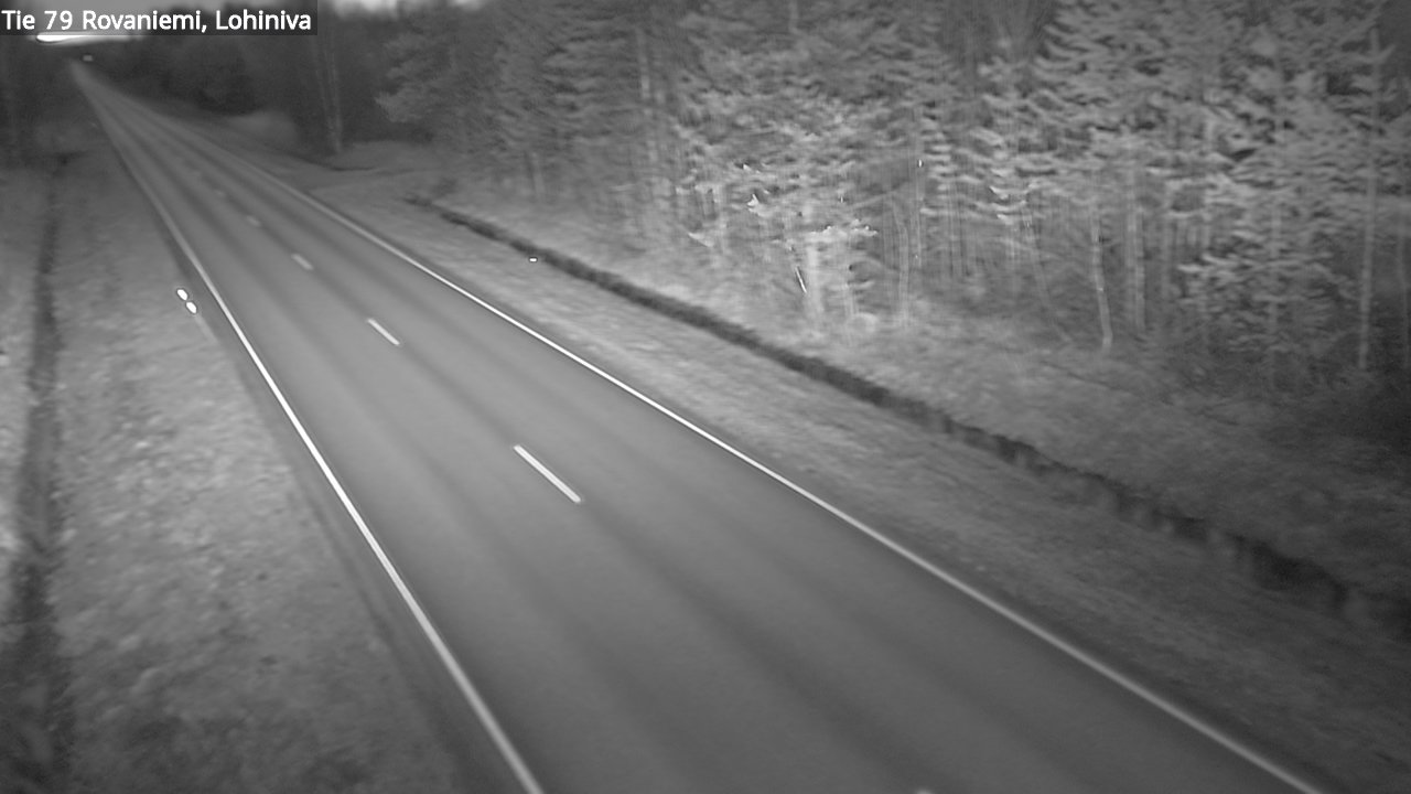 Weather Camera Image Road 79 Rovaniemi Lohiniva, Rovaniemi, Lappi