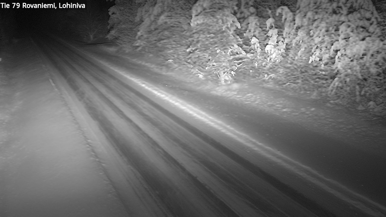 Weather Camera Image Road 79 Rovaniemi Lohiniva, Rovaniemi, Lappi