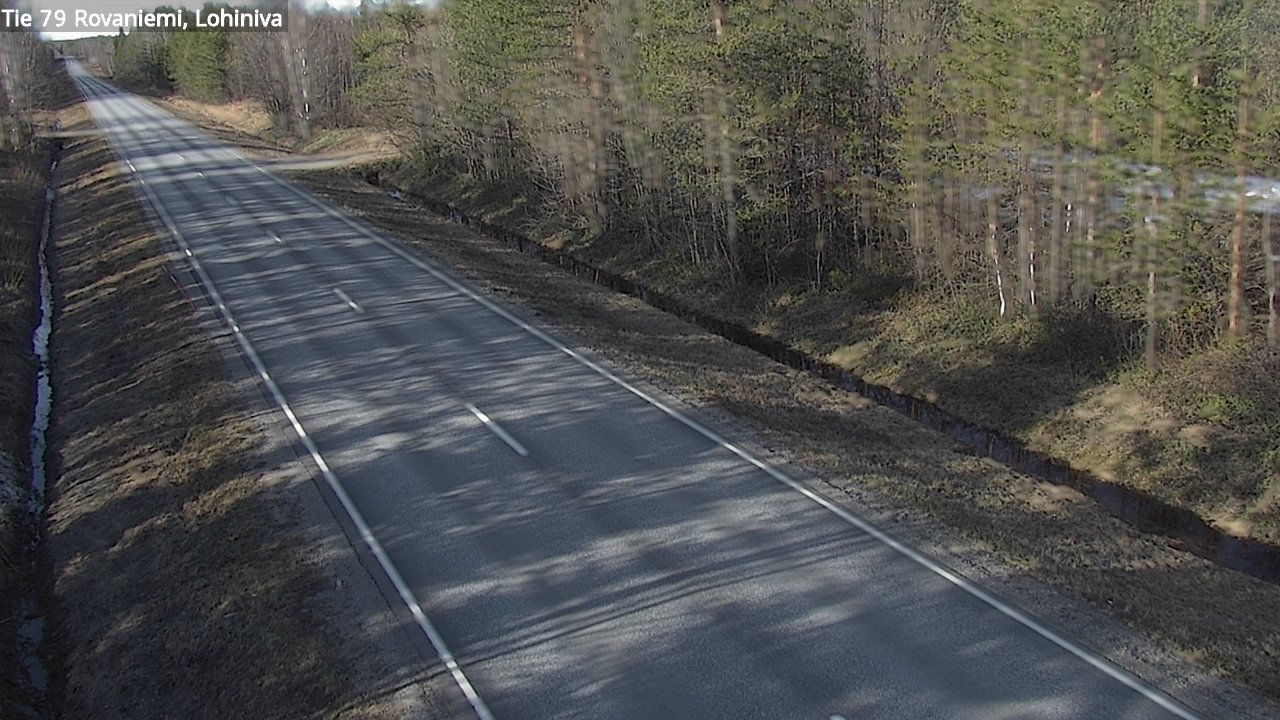 Weather Camera Image Road 79 Rovaniemi Lohiniva, Rovaniemi, Lappi