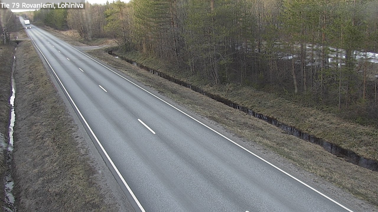 Weather Camera Image Road 79 Rovaniemi Lohiniva, Rovaniemi, Lappi