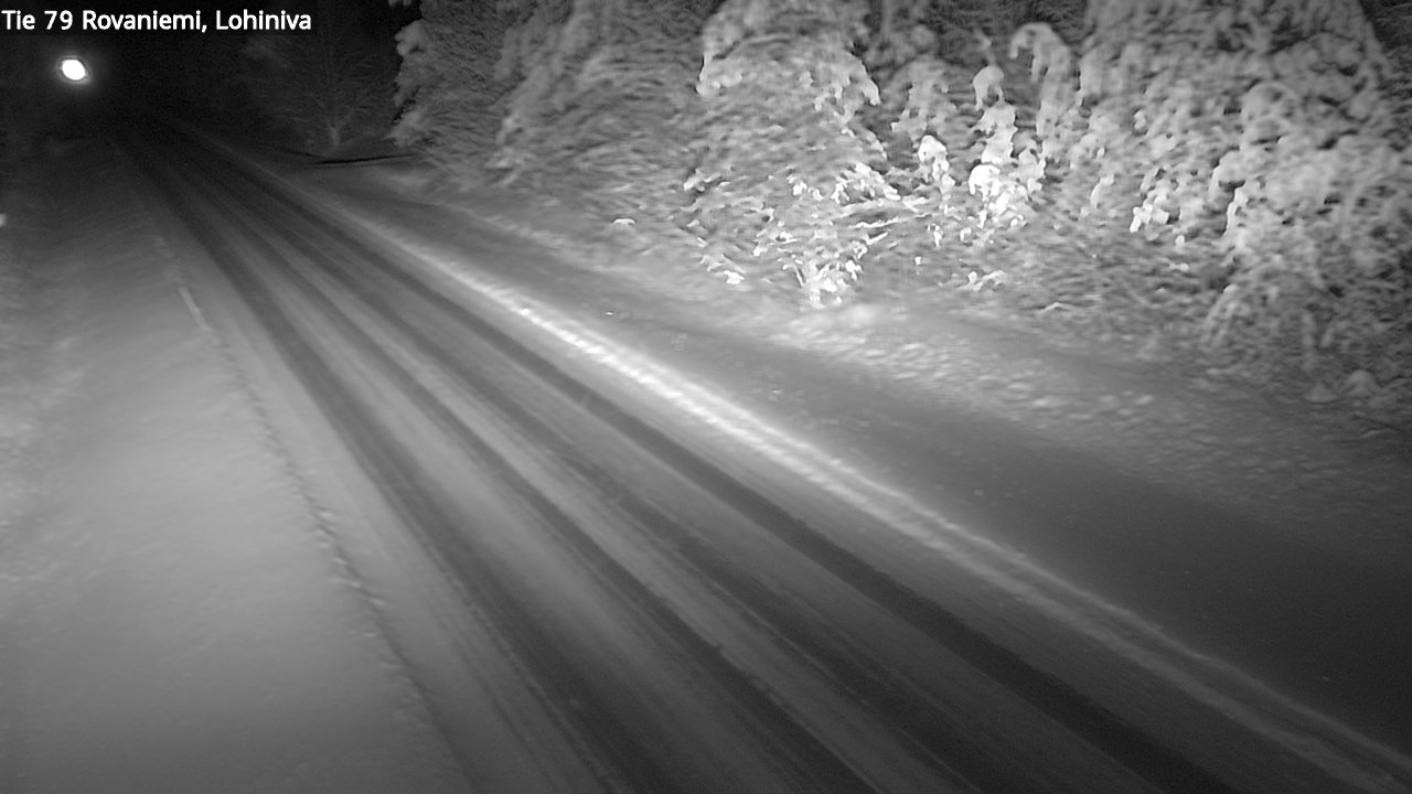 Weather Camera Image Road 79 Rovaniemi Lohiniva, Rovaniemi, Lappi