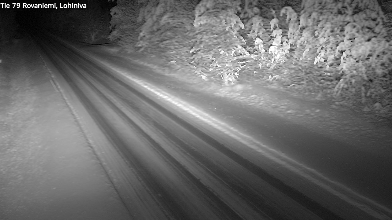 Weather Camera Image Road 79 Rovaniemi Lohiniva, Rovaniemi, Lappi