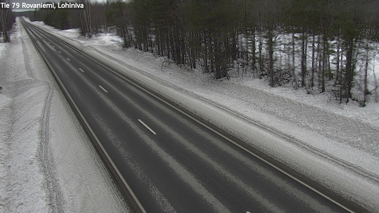 Weather Camera Image Road 79 Rovaniemi Lohiniva, Rovaniemi, Lappi