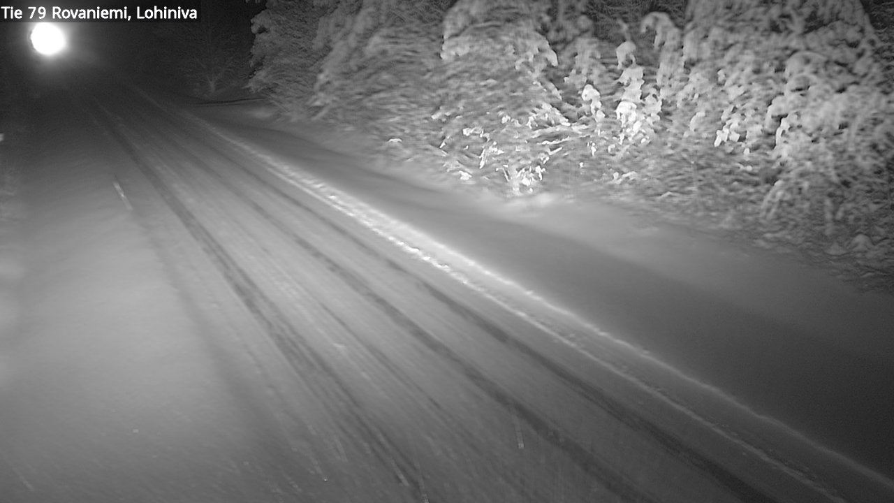 Weather Camera Image Road 79 Rovaniemi Lohiniva, Rovaniemi, Lappi